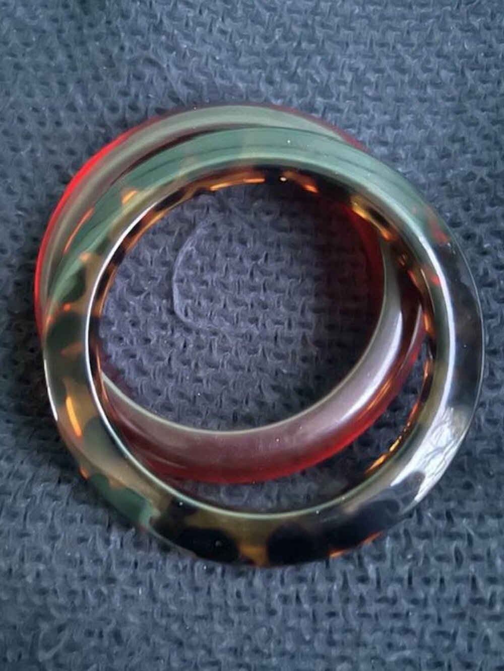 Tortoise Shell Bangle Bracelets